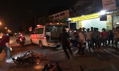 Xe máy đấu đầu, 1 người chết, 2 người bị thương nặng