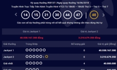 Kết quả xổ số Vietlott hôm nay 19/6/2018: Ai nhanh tay giật Jackpot siêu khủng?
