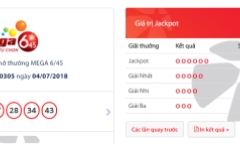 Kết quả xổ số Vietlott hôm nay 4/7/2018: Bất ngờ với những con số giải của Jackpot