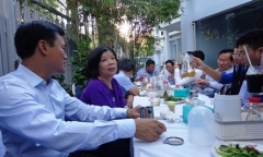 Giám đốc Sở GTVT TP. Hồ Chí Minh cùng cà phê sáng định kỳ với báo chí