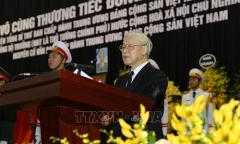 Lời điếu tại Lễ truy điệu nguyên Tổng Bí thư Đỗ Mười