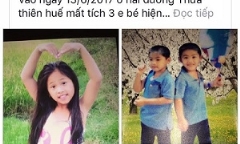 Tìm được ba trẻ nhỏ mất tích nhờ mạng xã hội Facebook