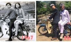 Bức ảnh “ngày ấy – bây giờ” của cặp vợ chồng già khiến nhiều người ngưỡng mộ