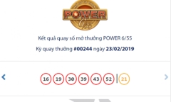 Kết quả xổ số Vietlott hôm nay 26/2/2019: Jackpot hơn 58 tỷ đồng có