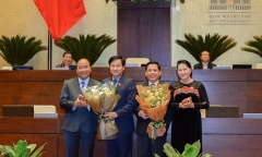 Chủ tịch nước Trần Đại Quang ký Quyết định miễn nhiệm; bổ nhiệm 2 thành viên Chính phủ