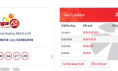 Kết quả xổ số Vietlott hôm nay 5/8/2018: Hơn 26 tỷ sẽ về tay ai?
