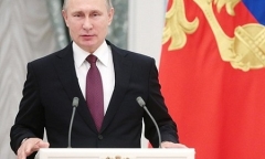 Tổng thống Nga Putin gửi lời chúc mừng năm mới tới Donald Trump