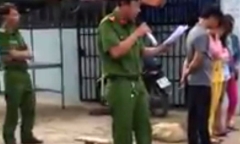 Làm rõ clip công an 