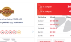 Kết quả xổ số Vietlott hôm nay 26/7/2018: Hơn 36 tỷ “nở hoa hay bế tắc”?