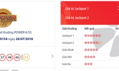 Kết quả xổ số Vietlott hôm nay 28/7/2018: Một bước thành “đại gia” với Jackpot hơn 38 tỷ