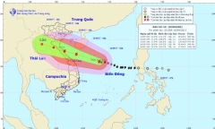 Bão Doksuri giật cấp 13 di chuyển nhanh, trưa 15/9 đổ bộ Nghệ An- Quảng Trị