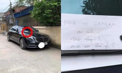 Đỗ xe tiền tỷ ngoài đường, chủ Mercedes để lại mẩu giấy nhỏ, đọc nội dung ai cũng thấy bất ngờ
