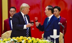 Tổng thống Trump dự tiệc chiêu đãi cấp Nhà nước Việt Nam
