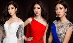 Loạt trang phục dạ hội lộng lẫy Hoa hậu Đỗ Mỹ Linh mang tới Miss World 2017