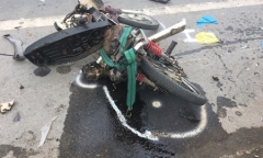 Xe ô tô gây tai nạn liên hoàn, 1 người chết, 5 người bị thương