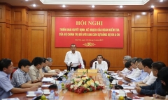 Bộ Chính trị kiểm tra công tác cán bộ tại Bộ Khoa học và Công nghệ