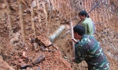 Nghệ An: Phát hiện và xử lý bom