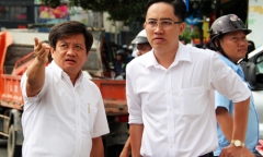 Quận 1 tiếp tục cẩu xe sang, đập thềm gara quyết giành lại vỉa hè