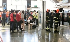 Singapore: 2 đoàn tàu điện ngầm va chạm, 25 người bị thương