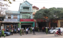 Trích xuất camera, nhận dạng nghi can cướp ngân hàng ở Bắc Giang