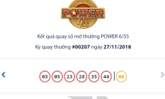 Kết quả xổ số Vietlott hôm nay 29/11/2018: Đi tìm chủ nhân giải Jackpot hơn 38 tỷ đồng