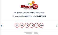 Kết quả xổ số Vietlott hôm nay 12/12/2018: Hé lộ bộ số trúng Jackpot hơn 14 tỷ đồng