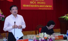 Kiểm tra, giám sát phòng, chống tham nhũng tại tỉnh Yên Bái