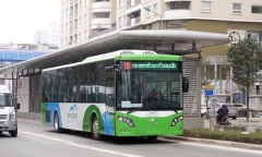 Hà Nội thí điểm cho buýt thường chạy chung làn buýt nhanh BRT trong 6 tháng