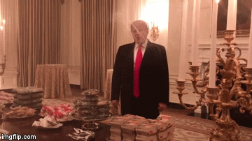 Tổng thống Trump đãi khách bằng đồ ăn nhanh tại Nhà Trắng vì chính phủ đóng cửa