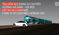 Vụ tàu hỏa đâm ô tô: Tăng cường nhân viên gác barie giờ cao điểm
