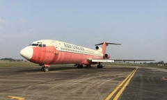 Máy bay Boeing vô chủ ở sân bay Nội Bài đang đỗ ở vị trí 