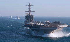Cận cảnh tàu sân bay Mỹ điều đến Trung Đông giữa tình hình căng thẳng với Nga về Syria