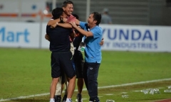 Video: Supachok tung cú sút dứt điểm, nhân đôi tỷ số cho Thái Lan