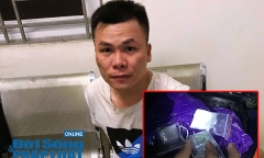 Bắt đối tượng giấu ma túy trong bao thuốc, đấm vỡ cửa sổ để phi tang