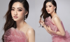 Hoa hậu Lương Thùy Linh chào sân Miss World bằng sắc hồng ấn tượng