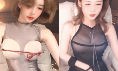 Nữ streamer gây sốc nặng khi lên sóng với trang phục 