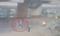 Nam thanh niên ngã dưới đường sắt trên cao khai bị xe máy tông khi đang đi bộ