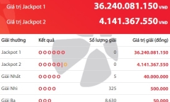 Kết quả xổ số Vietlott hôm nay 24/1/2019: Hé lộ bộ số trúng Jackpot hơn 36 tỷ đồng