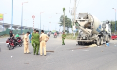 Tai nạn giao thông, nữ công nhân chết thảm dưới bánh xe bồn