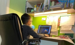 Hà Nội: Lo học sinh nghỉ dài ngày quên kiến thức, nhà trường mở lớp ôn luyện online