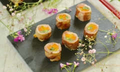 Có món thịt cuộn rau củ này, không cần tập luyện vẫn có được vòng eo Ngọc Trinh