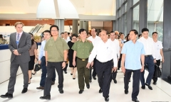 Thủ tướng Nguyễn Xuân Phúc đi kiểm tra công tác chuẩn bị cho hội nghị WEF ASEAN 2018