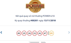 Kết quả xổ số Vietlott hôm nay 13/11/2018: Ai là chủ nhân của giải Jackpot trị giá hơn 41 tỷ đồng?
