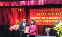 Con trai nguyên Bí thư Hà Nội Phạm Quang Nghị làm Phó bí thư huyện Sóc Sơn