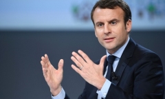 Lãnh đạo châu Âu chúc mừng thắng lợi của ứng cử viên Tổng thống Pháp Macron 
