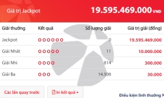 Kết quả xổ số Vietlott hôm nay 27/3/2019: Truy tìm bộ số trúng Jackpot hơn 19 tỷ đồng