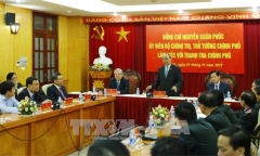 Thủ tướng Nguyễn Xuân Phúc giao nhiệm vụ cho tân Tổng Thanh tra Chính phủ