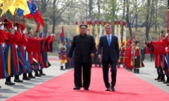 [Infographic] 9 quan chức sát cánh cùng ông Kim Jong-un trong hội nghị thượng đỉnh liên Triều 