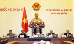 Bế mạc Phiên họp thứ 29 của Ủy ban Thường vụ Quốc hội