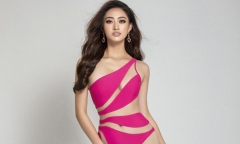Lương Thùy Linh diện bikini khoe khéo đôi chân dài 1m22 và vòng eo con kiến 